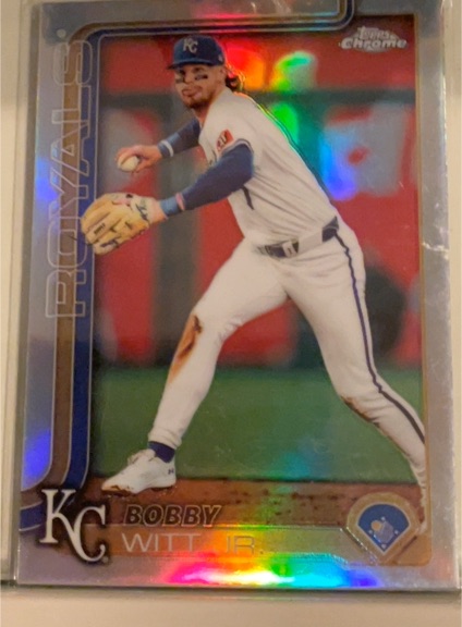 2025 Topps Chrome #93 Bobby Witt Jr. — front