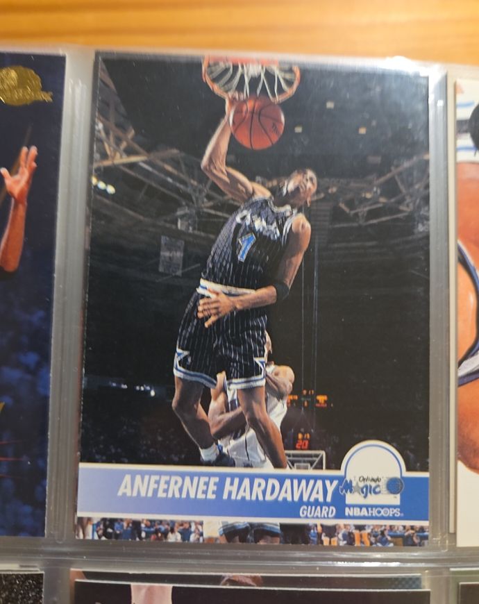 1994 NBA Hoops #1 Anfernee Hardaway — front