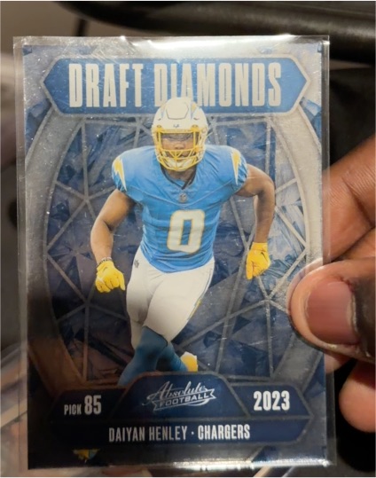 2025 Panini Absolute Draft Diamonds #DD-DHY Daiyan Henley — front