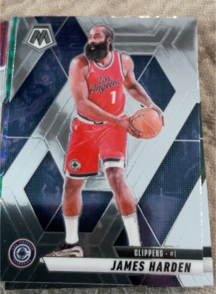 2024-25 Panini Mosaic #42 James Harden — front