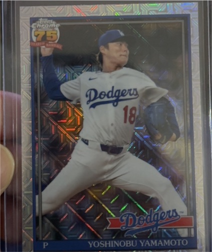 2026 Topps Series 1 Silver Pack #91C-18 Yoshinobu Yamamoto — front