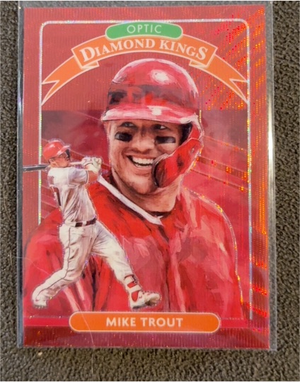 2020 Panini Donruss Optic Diamond Kings #9 Mike Trout — front