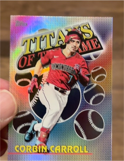 2026 Topps Titans of the Game #TOG-6 Corbin Carroll — front