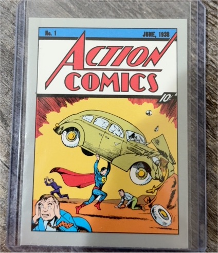1992 Impel DC Comics Cosmic Series 1 #169 Action Comics Cover #1 — front