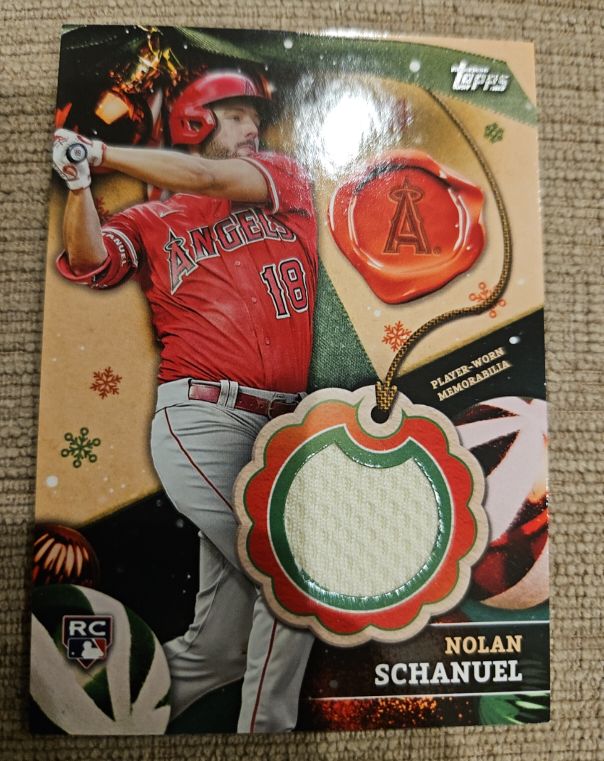 2024 Topps Holiday #RC-NS Nolan Schanuel — front