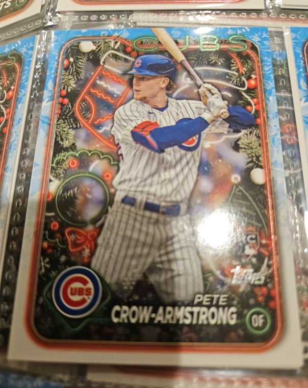 2024 Topps Holiday #H136 Pete Crow-Armstrong — front