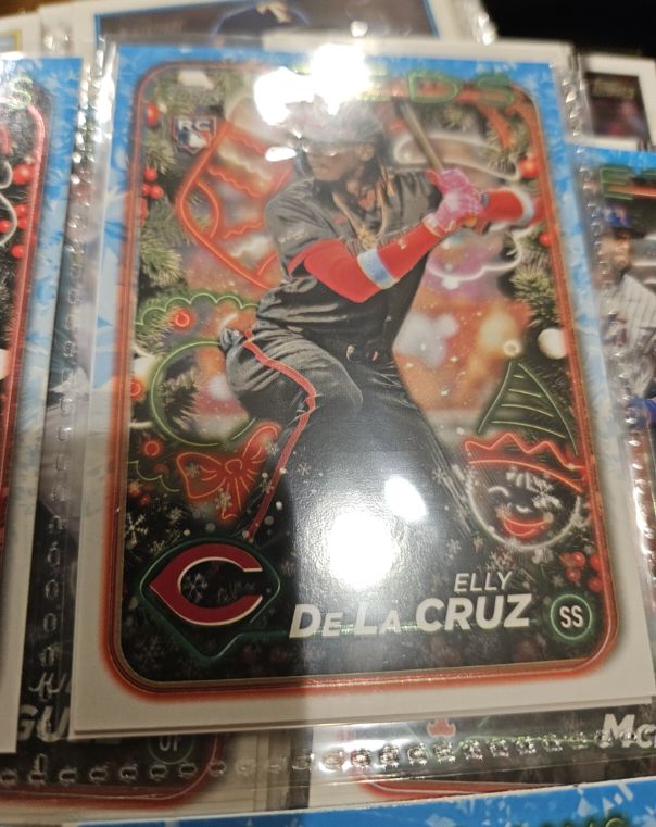 2024 Topps Holiday #H102 Elly De La Cruz — front
