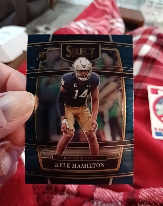 2022 Panini Select Draft Picks #21 Kyle Hamilton — front