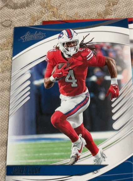 2025 Panini Absolute #76 James Cook — front