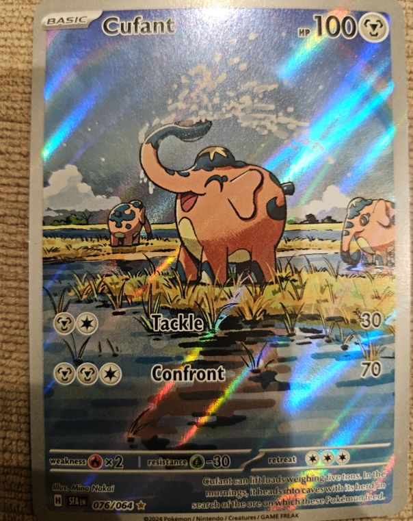 2024 Pokémon Shrouded Fable #076 Cufant — front