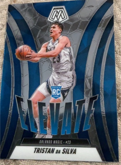 2024-25 Panini Mosaic #19 Tristan Da Silva Elevate Rookie Card — front