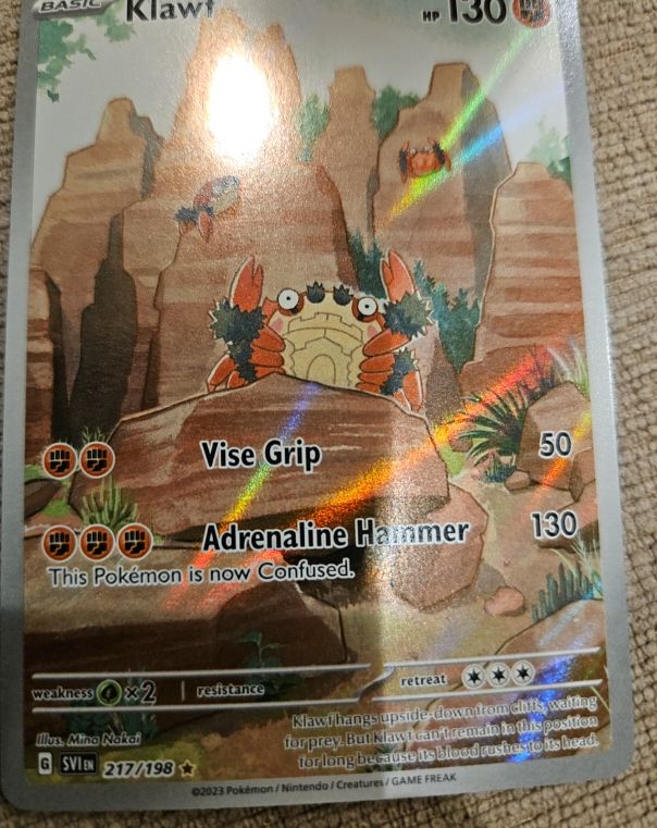 2023 Pokémon Scarlet & Violet SV01 #217 Klawf — front