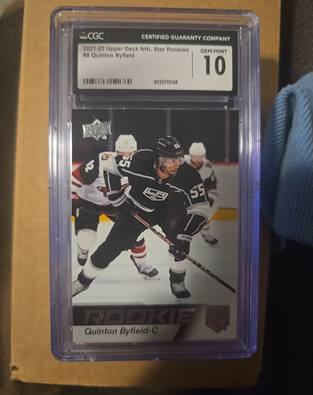 2021-22 Upper Deck NHL Star Rookies #8 Quinton Byfield — front