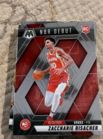 2024-25 Panini Mosaic NBA Debut #269 Zaccharie Risacher — front
