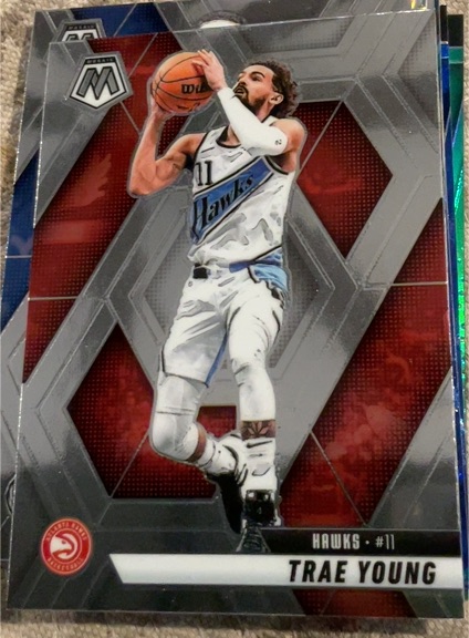 2024-25 Panini Mosaic #110 Trae Young — front