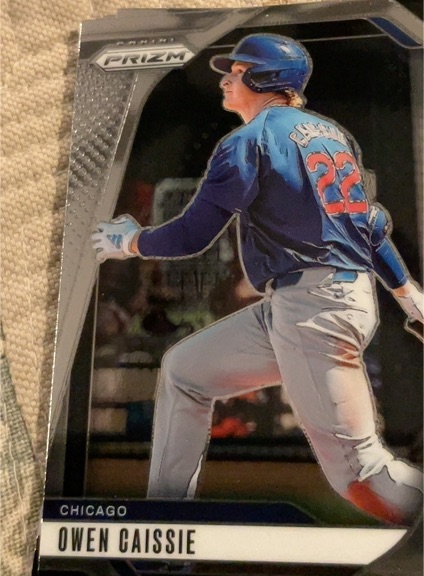 2025 Panini Prizm #89 Owen Caissie — front