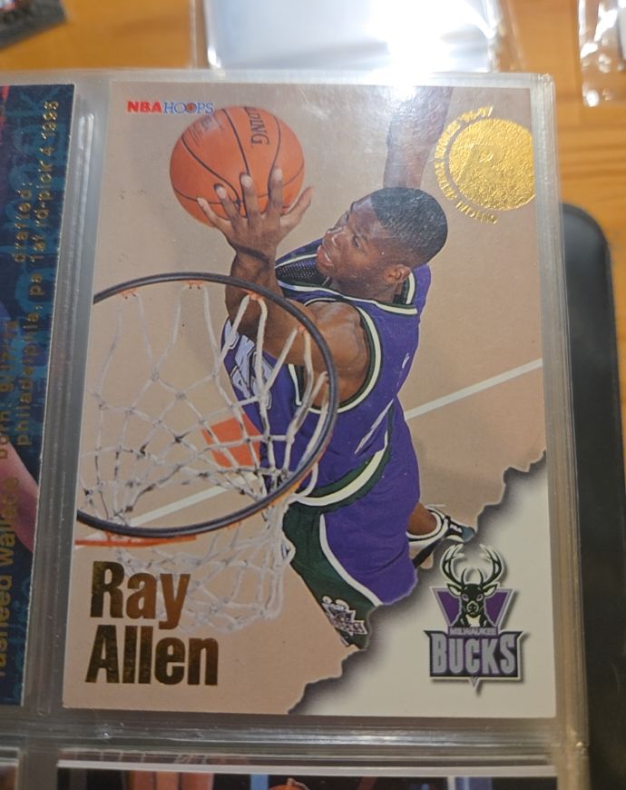 1996-97 SkyBox NBA Hoops #279 Ray Allen — front