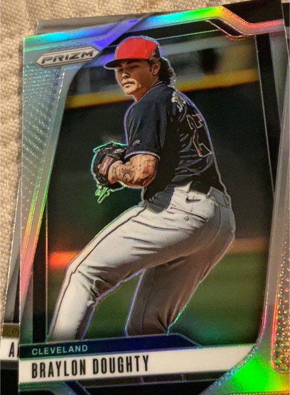 2025 Panini Prizm #116 Braylon Doughty Silver Prizm — front
