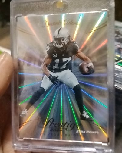 2024 Panini Prestige #156 Davante Adams Sunburst Xtra Points — front