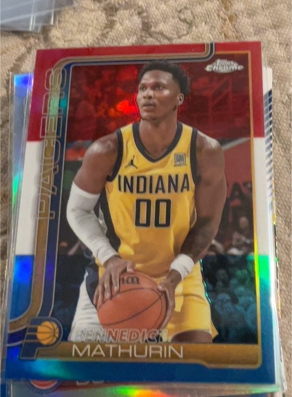 2025-26 Topps Chrome #93 Bennedict Mathurin — front