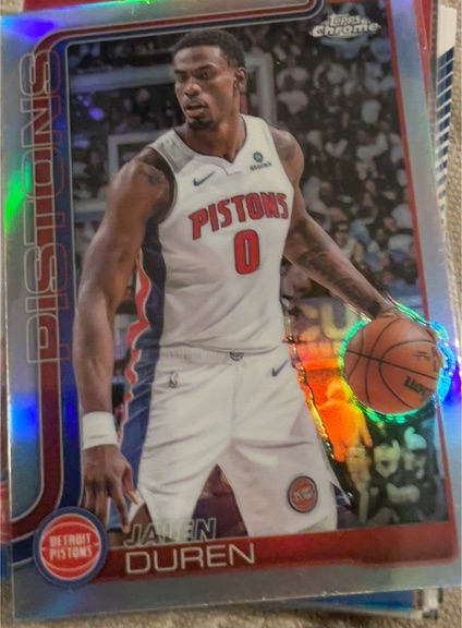 2025-26 Topps Chrome #57 Jalen Duren — front