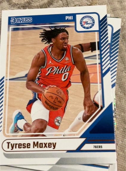 2024-25 Panini Donruss #192 Tyrese Maxey — front