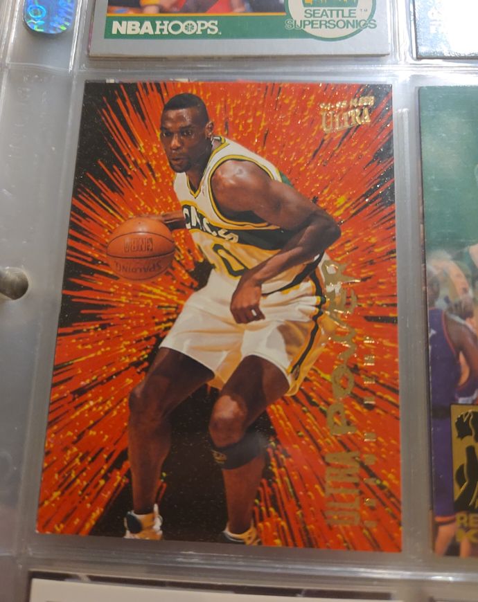 1994-95 Fleer Ultra #4 Shawn Kemp Ultra Power — front