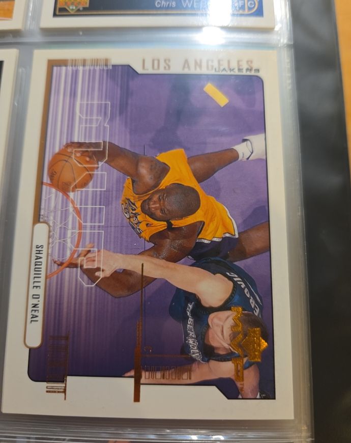 2000-01 Upper Deck MVP #76 Shaquille O'Neal — front