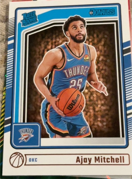 2024-25 Donruss #218 Ajay Mitchell — front