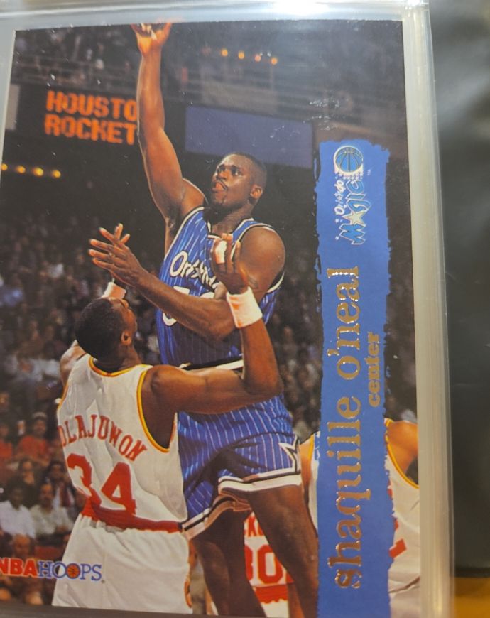 1995-96 NBA Hoops #117 Shaquille O'Neal — front