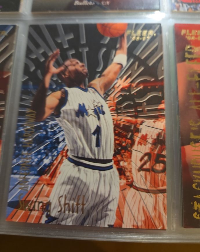 1996-97 Fleer #4 Anfernee Hardaway Swing Shift — front