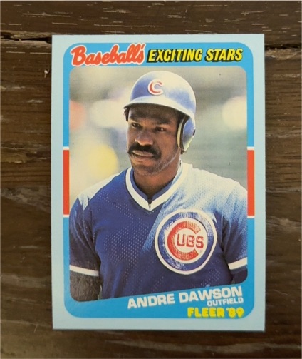 1989 Fleer Baseball's Exciting Stars #11 Andre Dawson — front