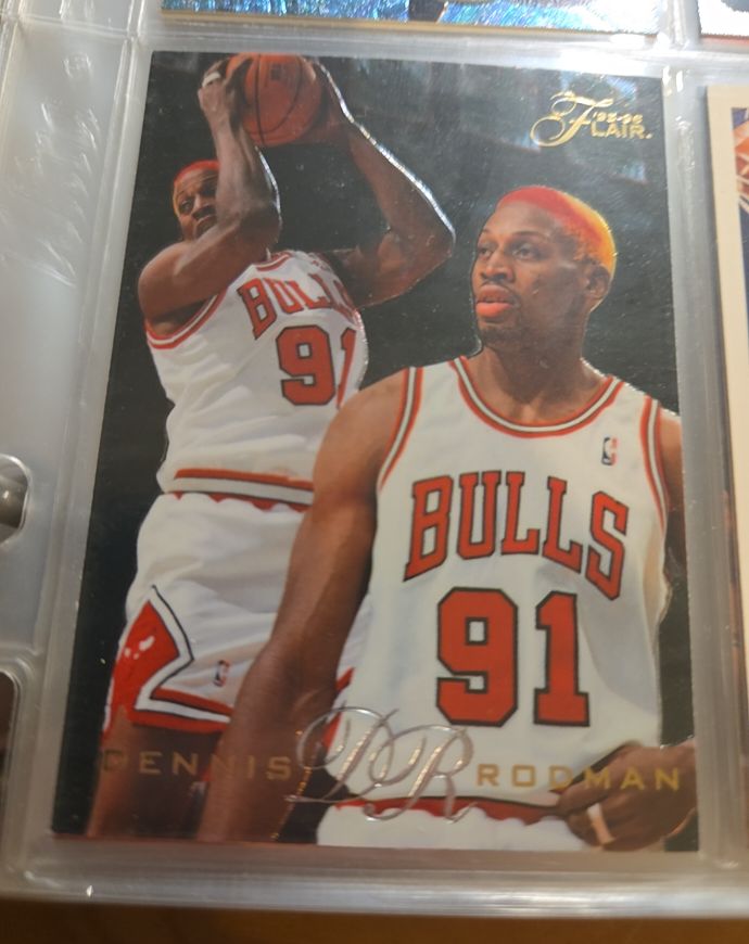 1995-96 Flair #160 Dennis Rodman — front