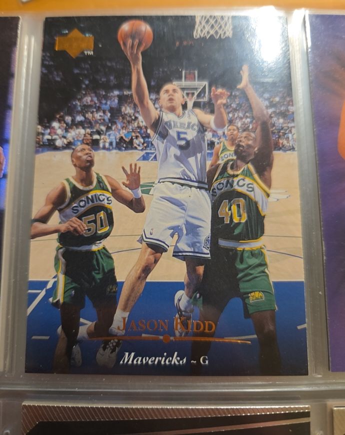 1995-96 Upper Deck #105 Jason Kidd Dallas Mavericks — front