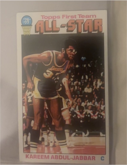 1976-77 Topps Basketball #126 Kareem Abdul-Jabbar All-Star — front