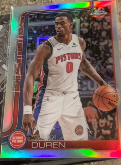 2025-26 Topps Chrome #57 Jalen Duren — front
