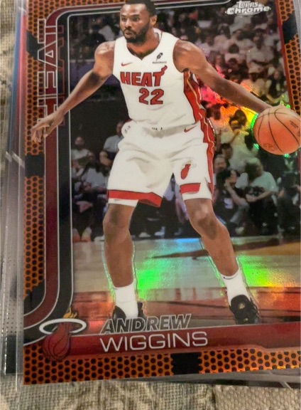 2025-26 Topps Chrome #180 Andrew Wiggins — front