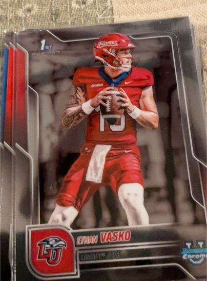 2025 Bowman University Chrome #36 Ethan Vasko — front