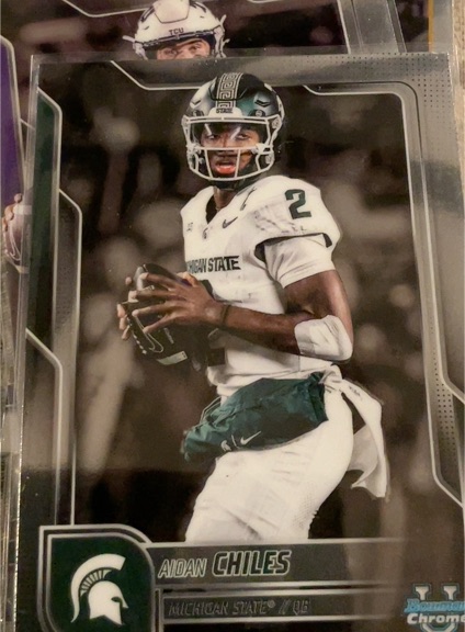 2025 Bowman University Chrome #150 Aidan Chiles — front