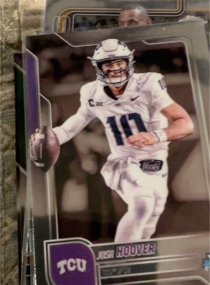 2025 Bowman University Chrome #144 Josh Hoover — front
