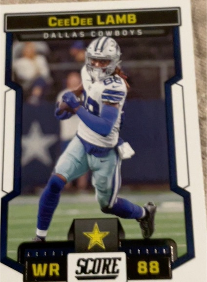 2023 Panini Score #228 CeeDee Lamb — front