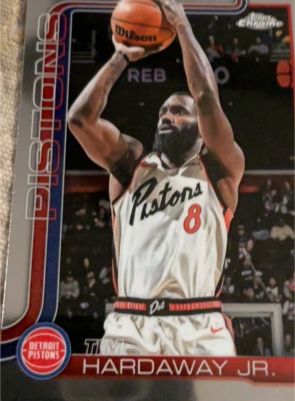 2025-26 Topps Chrome #7 Tim Hardaway Jr. — front