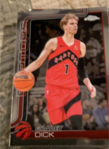 2025-26 Topps Chrome #214 Gradey Dick — front