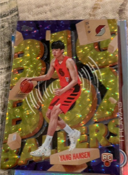 2025-26 Topps #BB-16 Yang Hansen — front
