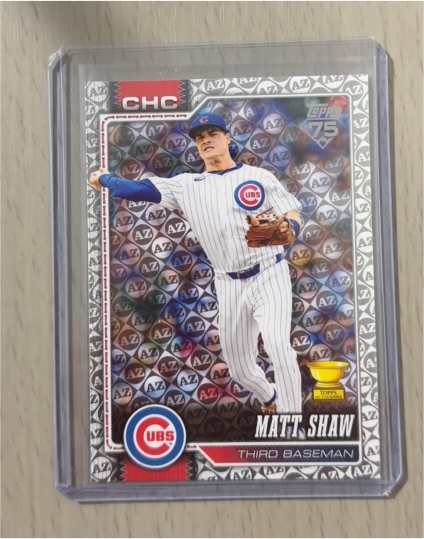 2026 Topps Series 1 #27 Matt Shaw — front