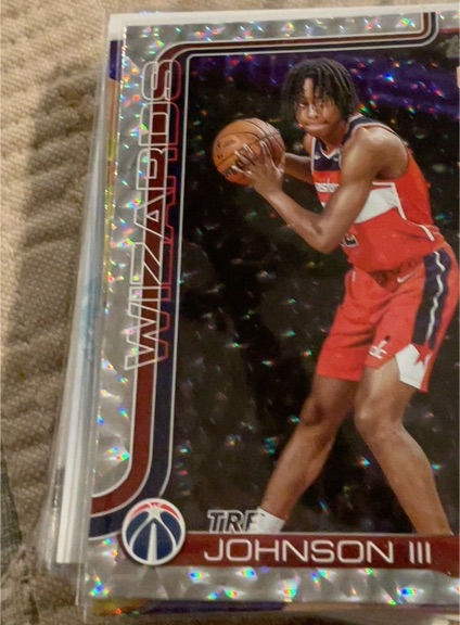 2025-26 Topps #206 Tre Johnson III — front