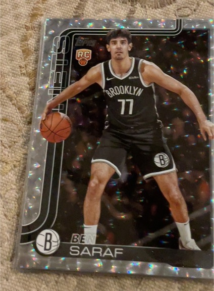 2025-26 Topps #226 Ben Saraf — front
