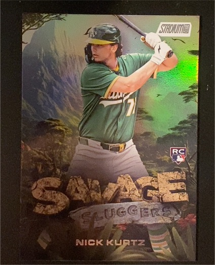 2025 Topps Stadium Club Savage Sluggers #SS-21 Nick Kurtz — front