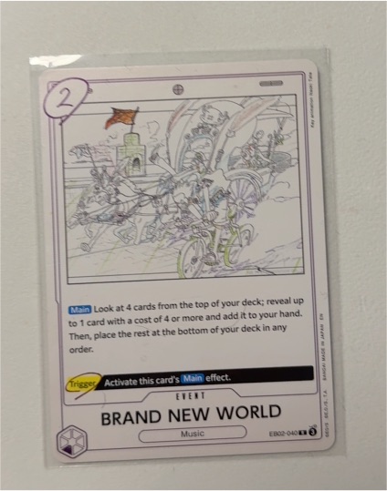 2025 One Piece Card Game EB02-040 Brand New World — front