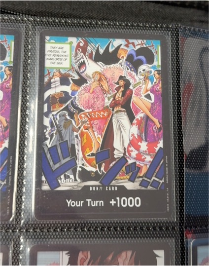 One Piece 500 Years in the Future Don!! Card OP-07 — front